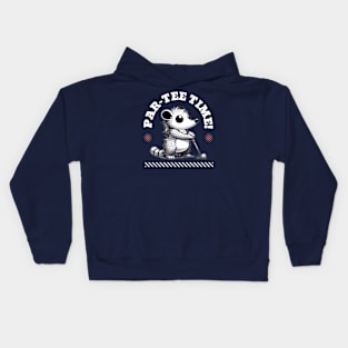 Par-Tee Time Possum Golfing Kids Hoodie